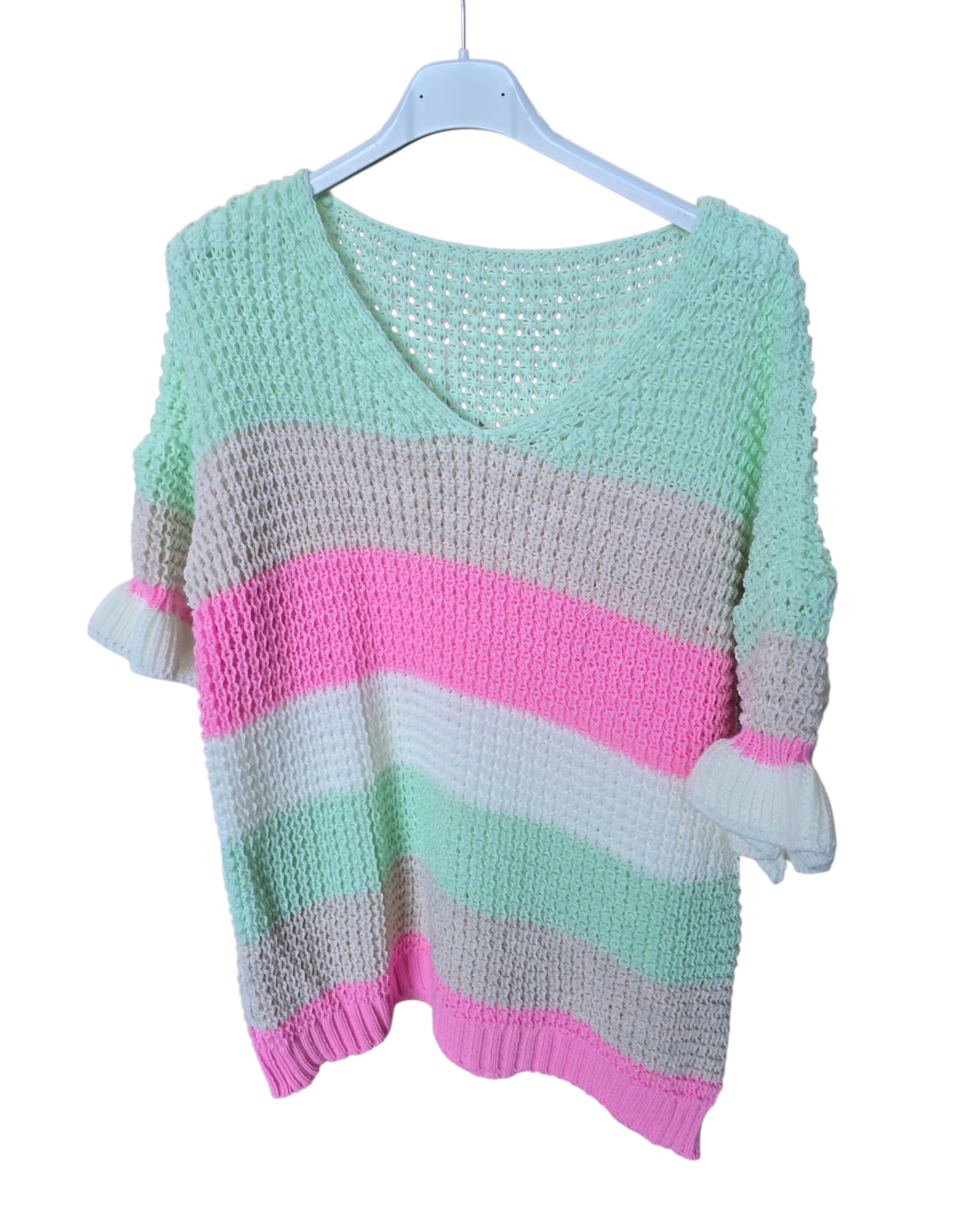 Linda Striped Knit Top