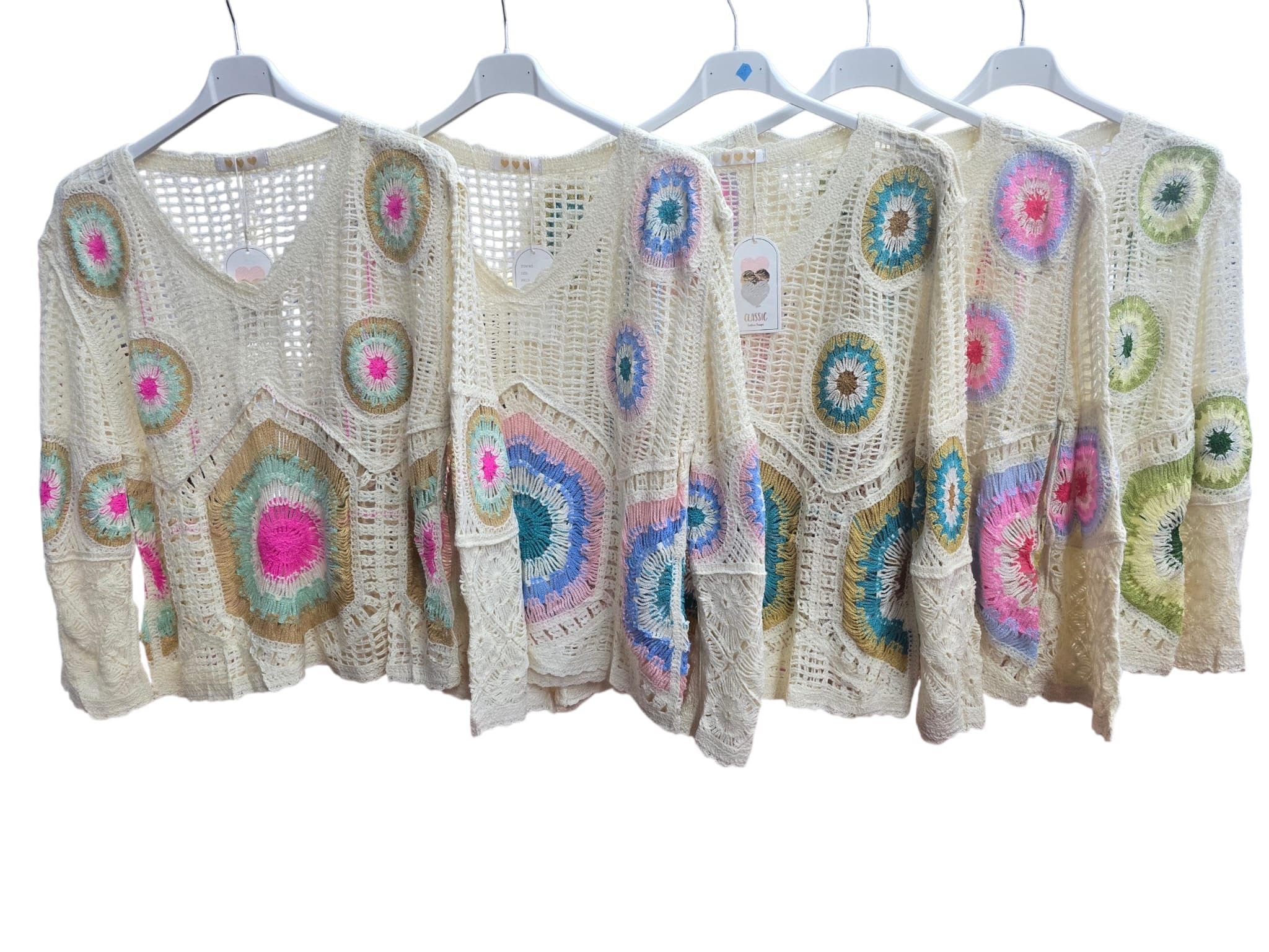 Rosalie Crochet Knit Top