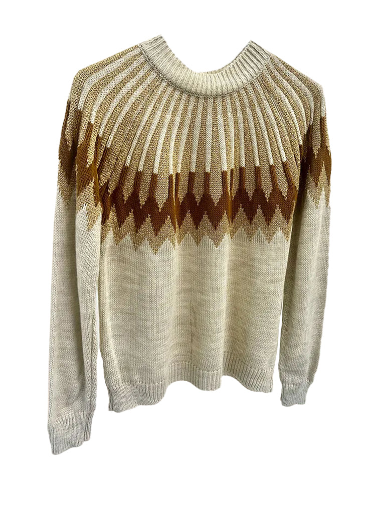 Gold Thread Fairisle Jumper