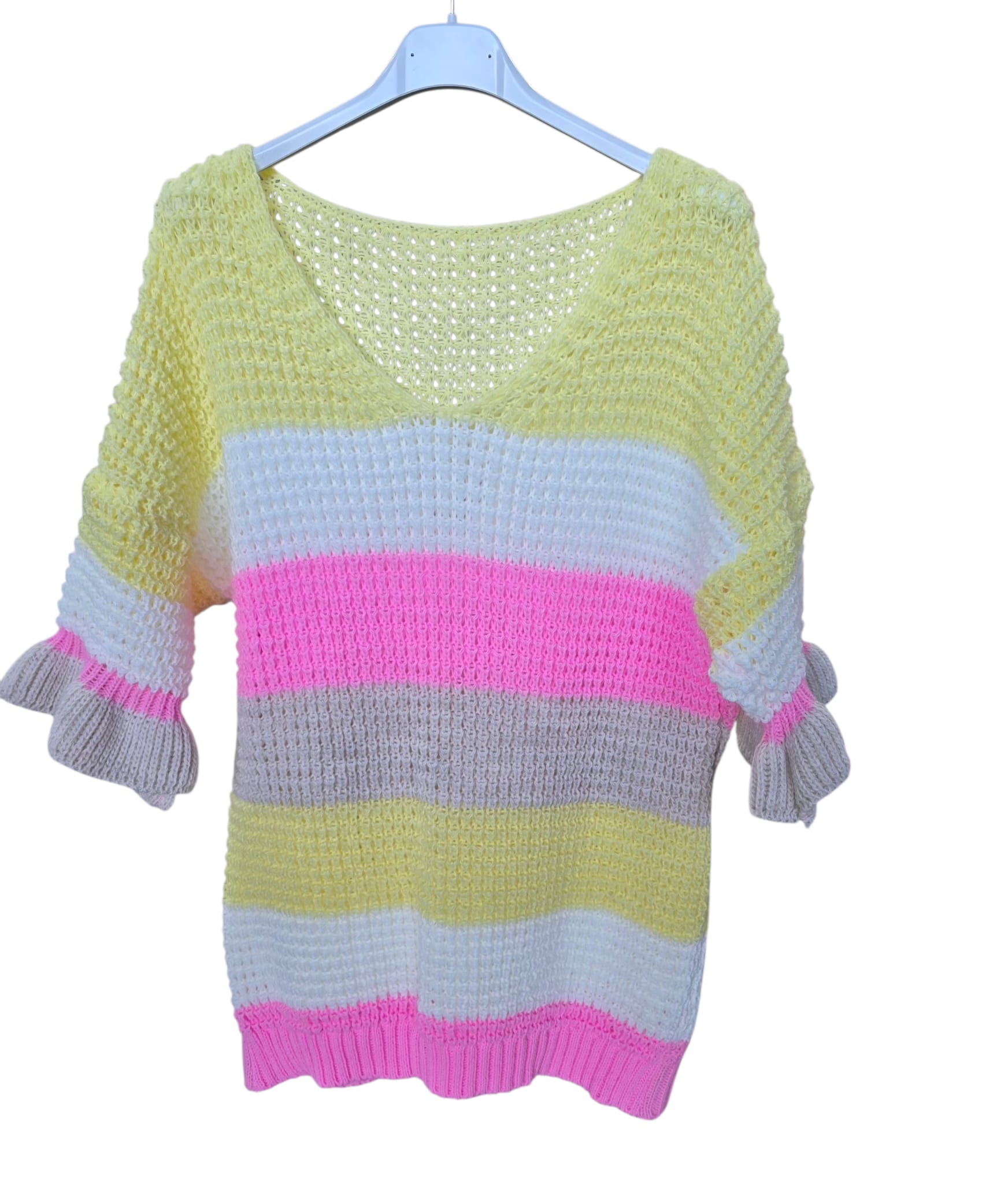 Linda Striped Knit Top