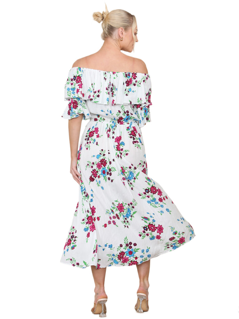 Bardot Floral Dress