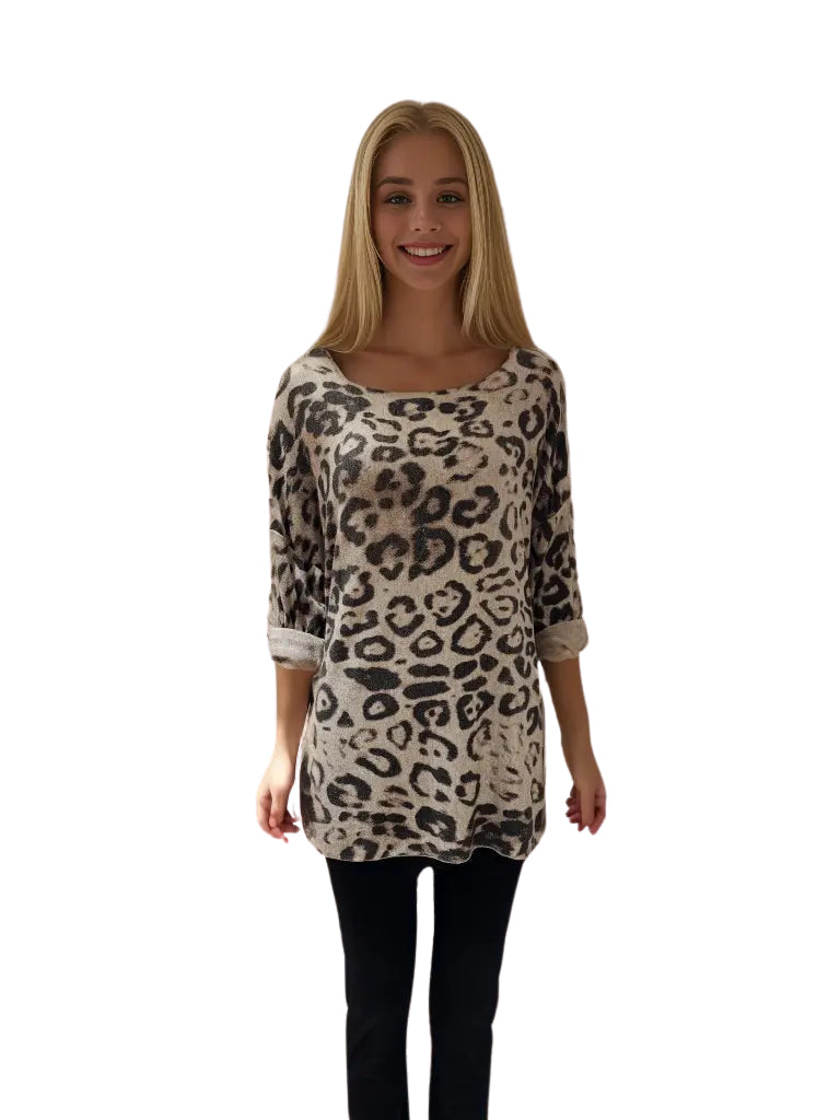 Animal Print Top