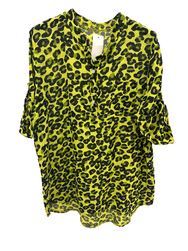 Animal Print Tunic Top