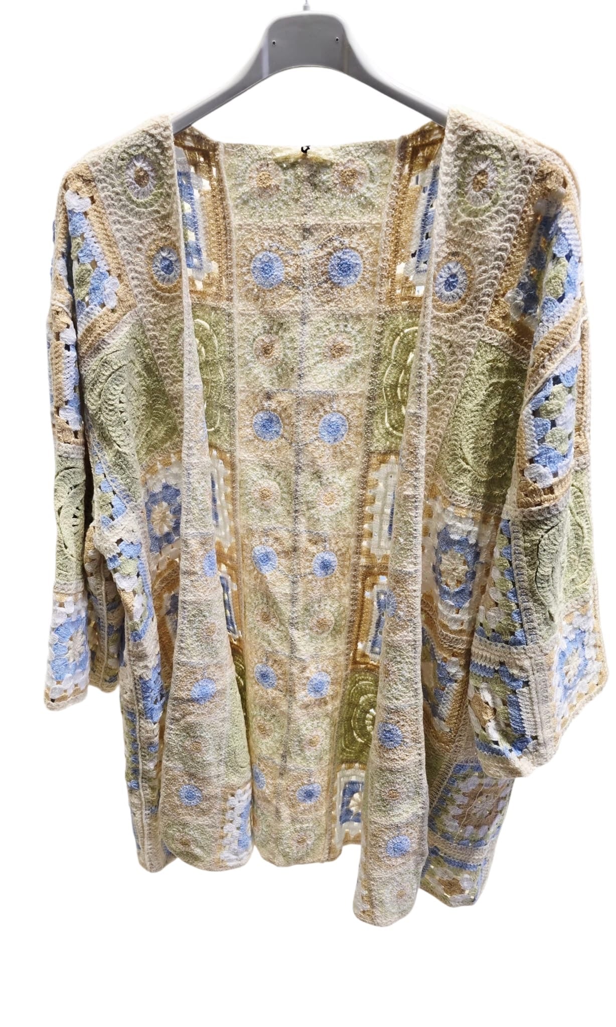 Eloise Patchwork Crochet Cardigan