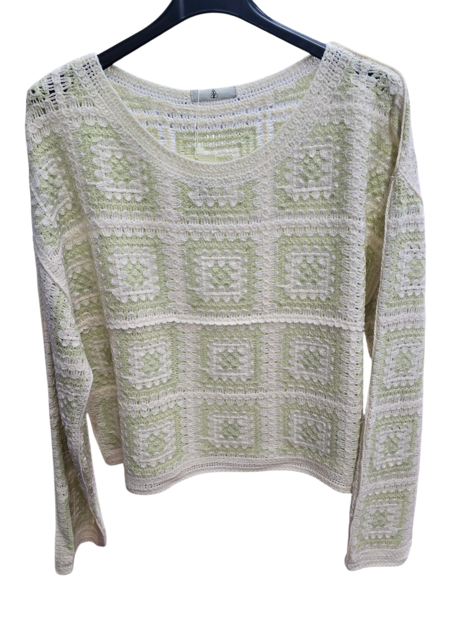 Lydia Geo Crochet Top