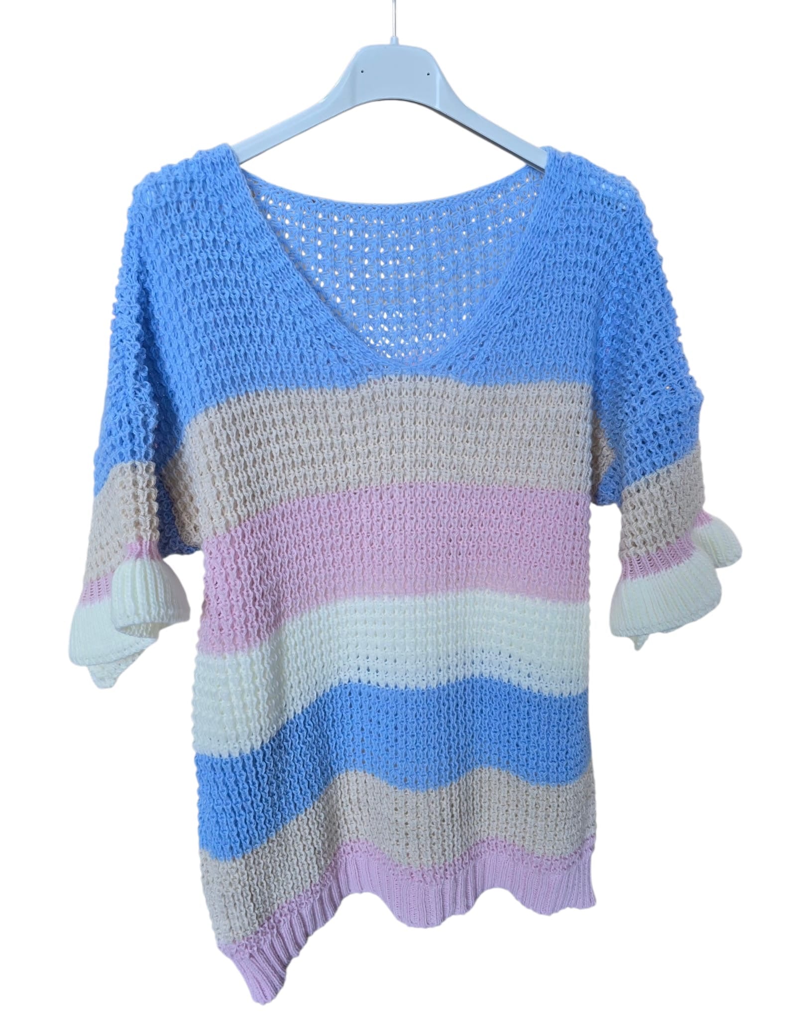 Linda Striped Knit Top