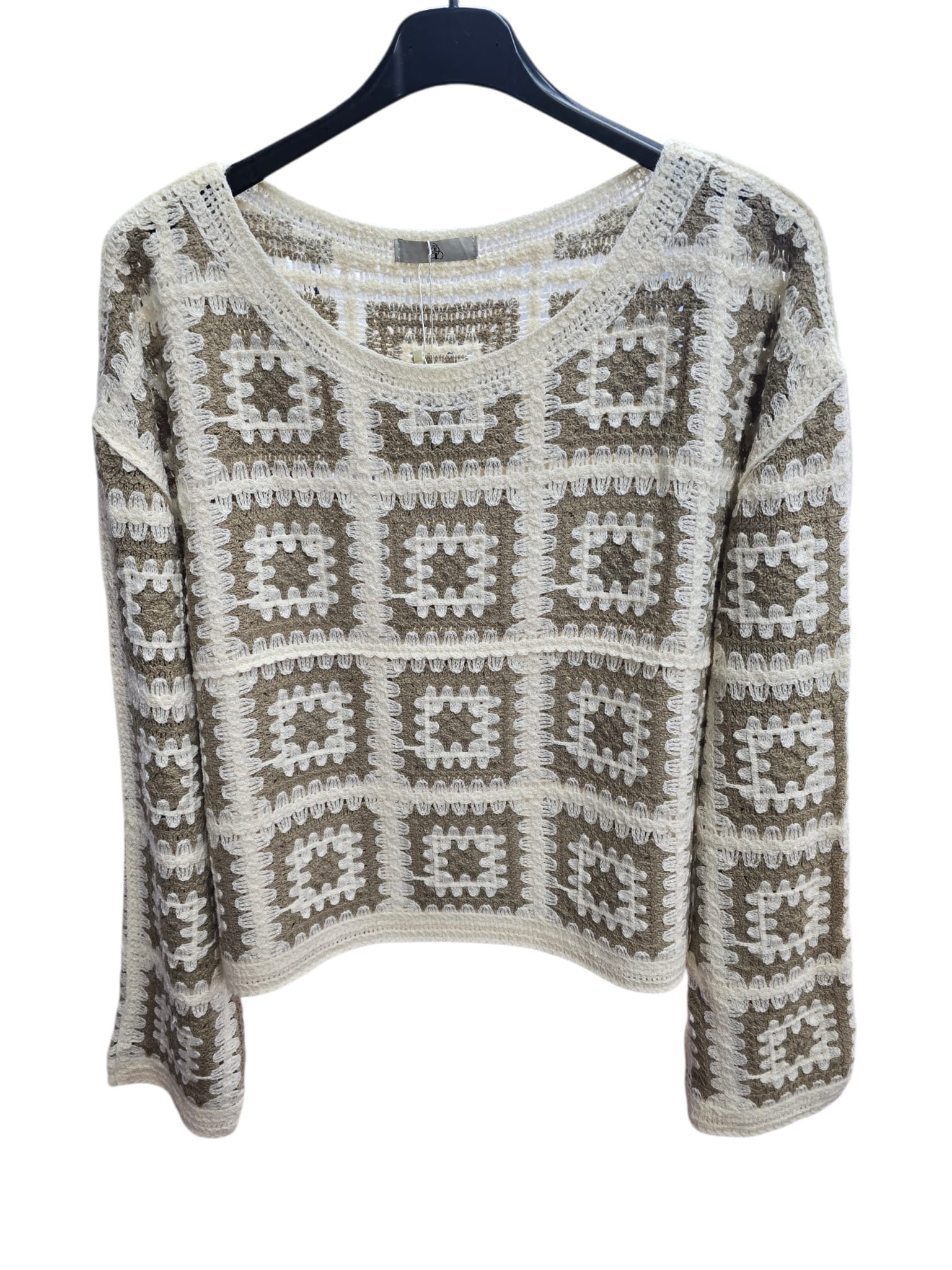 Lydia Geo Crochet Top