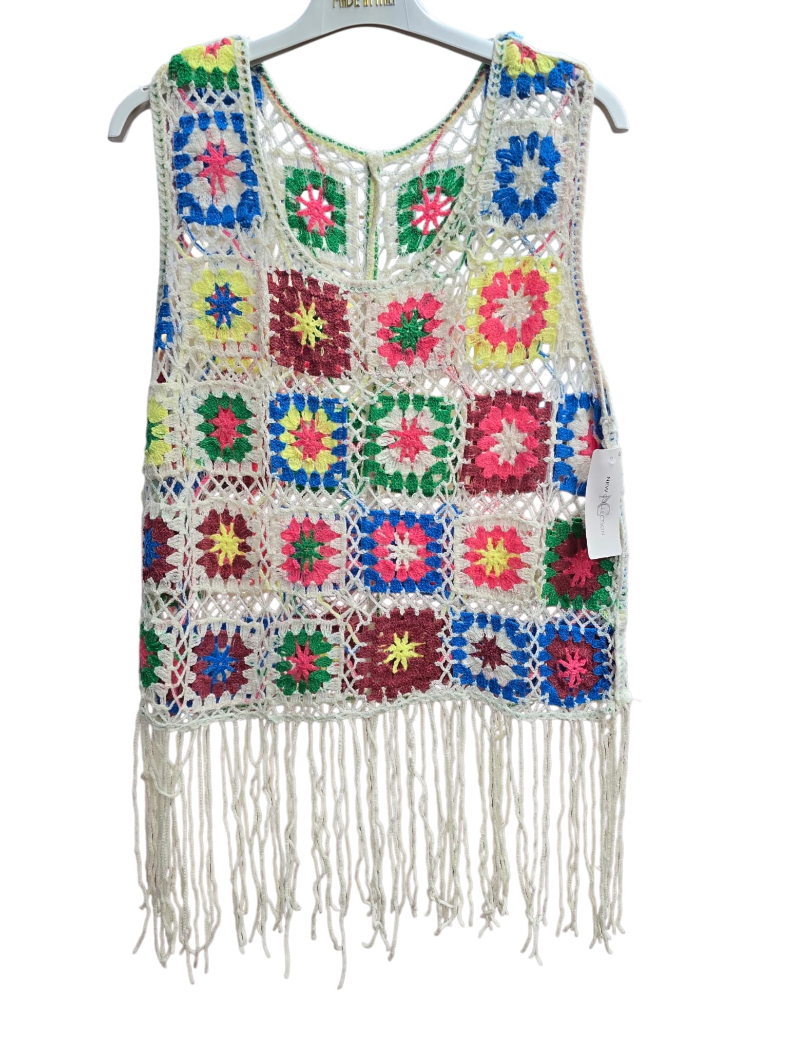 Paloma Crochet Fringe Top