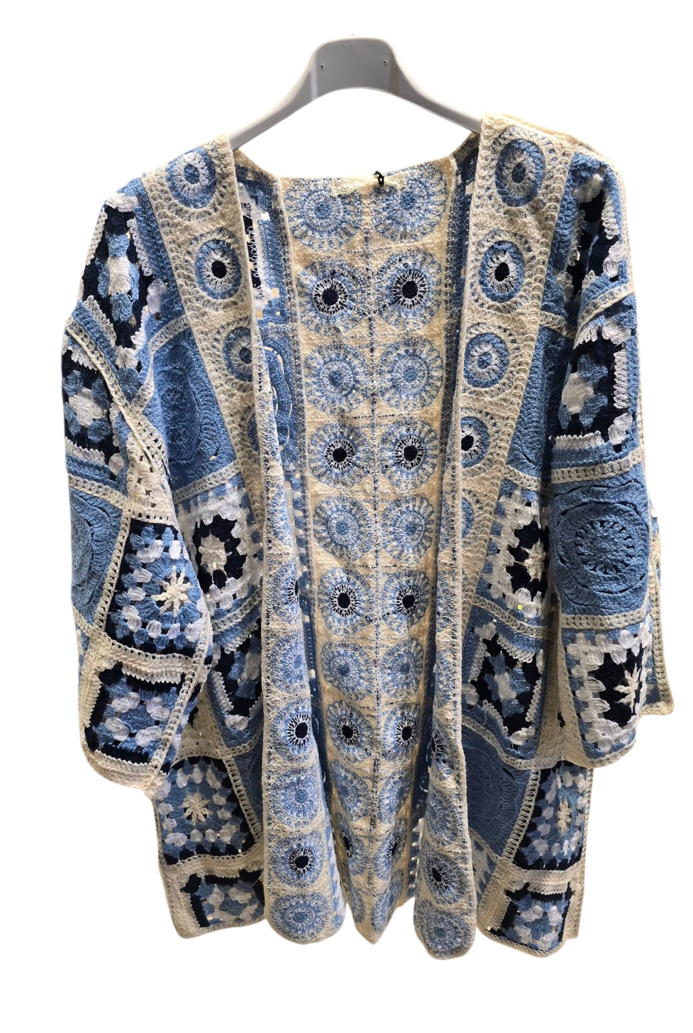 Eloise Patchwork Crochet Cardigan