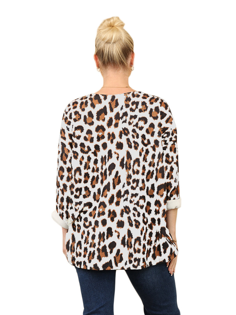 Shelly Animal Print Top